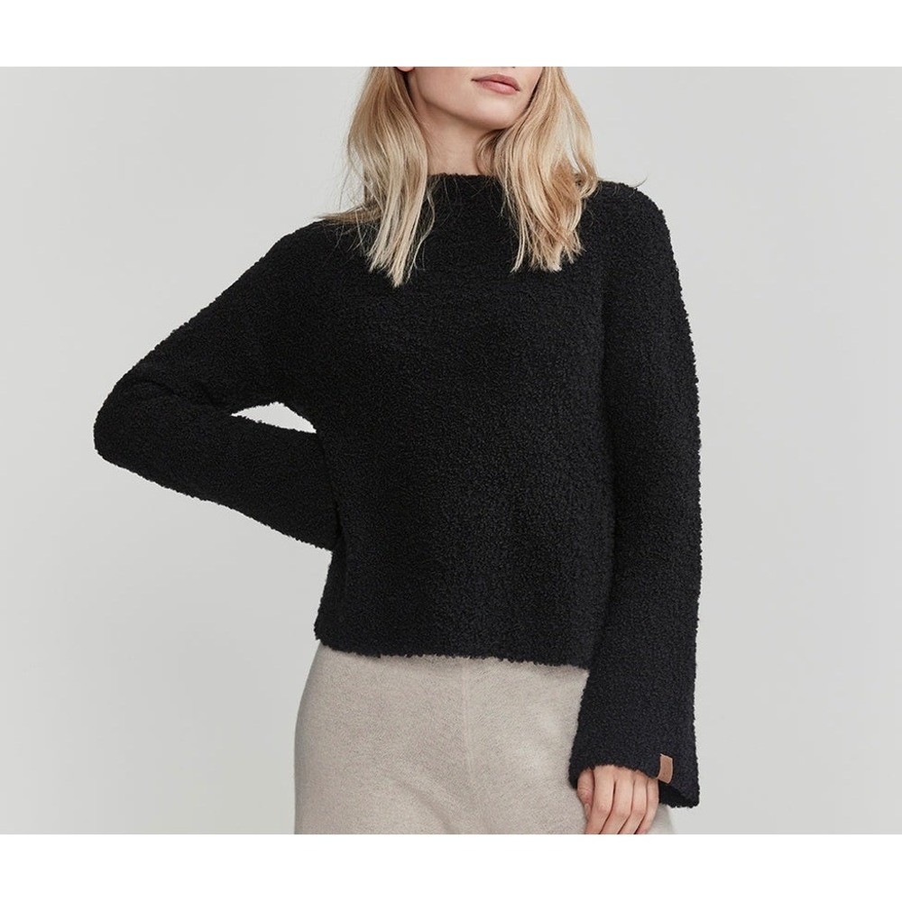 Holbrook Sweater Hilevi Turtle Alpaca Wool Blend Black XL